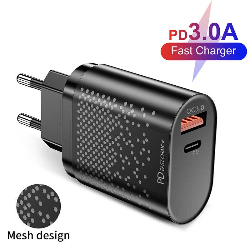 Jual Travel Charger 20W Fast Charging USB 1 Port + PD Charge | Shopee ...