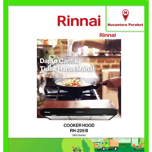 Jual RINNAI RH-229 B / RH-229B Cooker Hood (Penghisap Asap Dapur ...