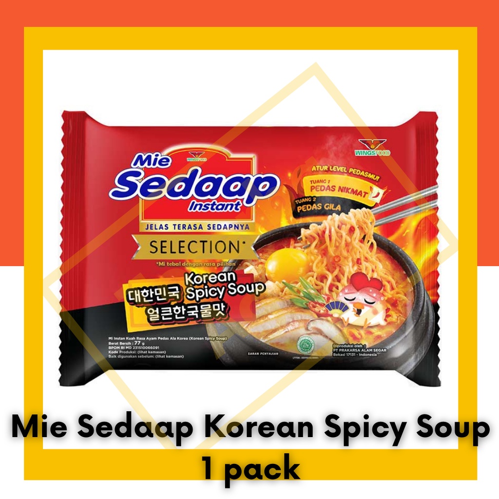 Jual Mie Sedaap Korean Spicy Soup Sedap Instan Kuah Shopee Indonesia