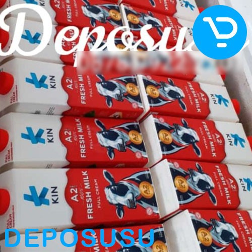 Jual susu Pasturisasi KIN DAIRY 1LITER PROMO | Shopee Indonesia