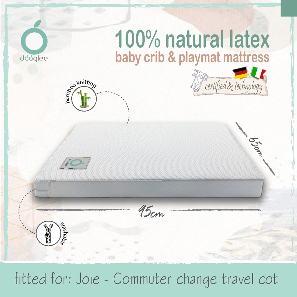 Jual Dooglee Baby Mattress Latex Fitted For Joie Commuter Change