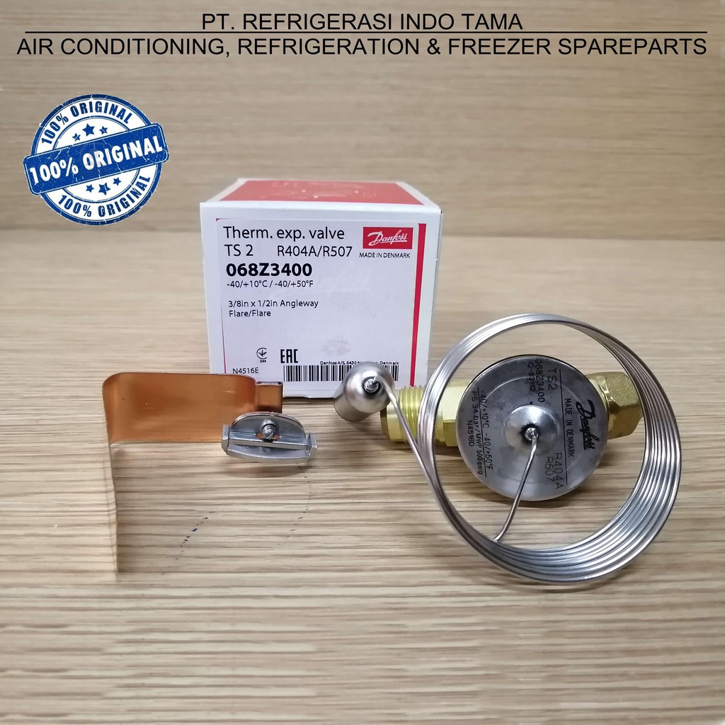 Jual R404A TS 2 068Z3400 EXPANSI VALVE DANFOSS / EXPANSION Shopee