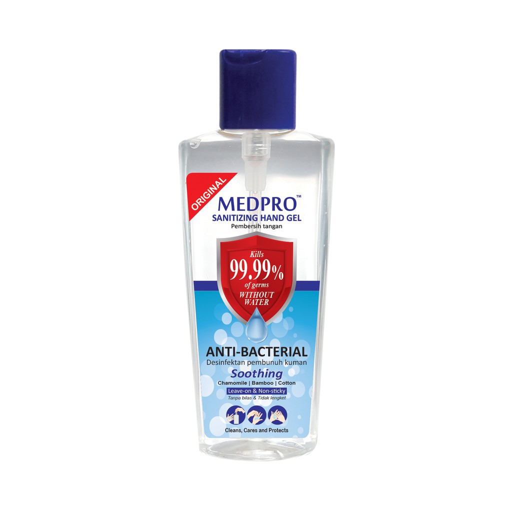 Jual (80gr) MEDPRO (Antiseptic Gel) 65ml HAND SANITIZER New Antiseptic