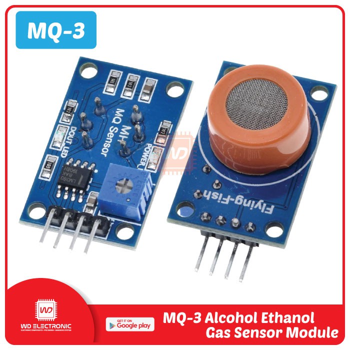 Jual Mq Mq Alcohol Ethanol Gas Sensor Module Shopee Indonesia