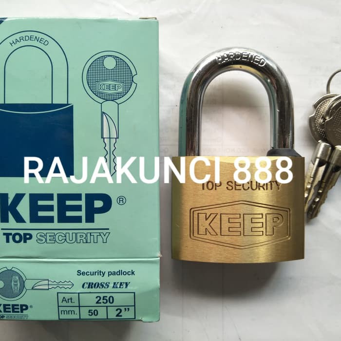 Jual Gembok KEEP 50mm Crosskey anak kunci bintang(belimbing) | Shopee ...