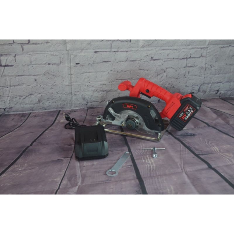 Jual Mesin Potong Kayu Circular Saw Sirkel Circle Cordless KENJIRO ...