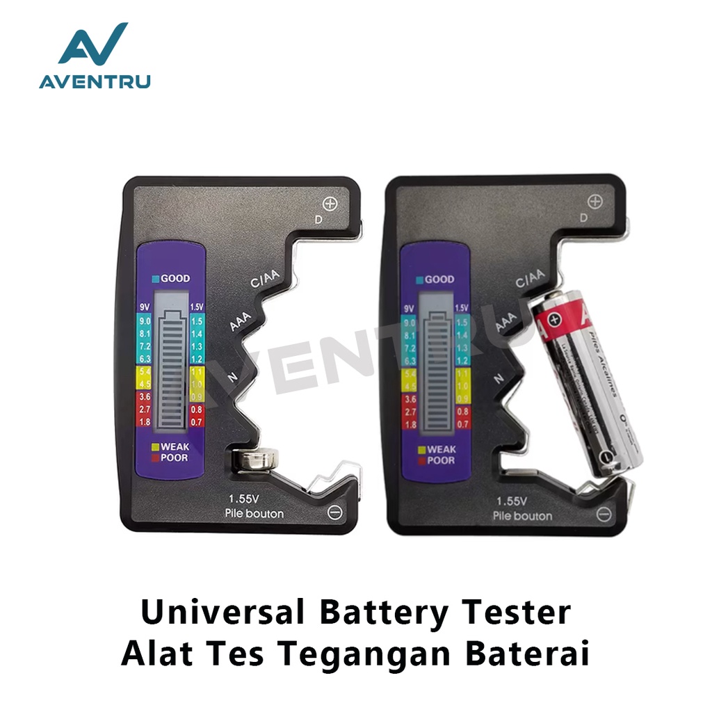 Jual Universal Battery Tester Cek Tes Tegangan Batu Baterai | Shopee ...