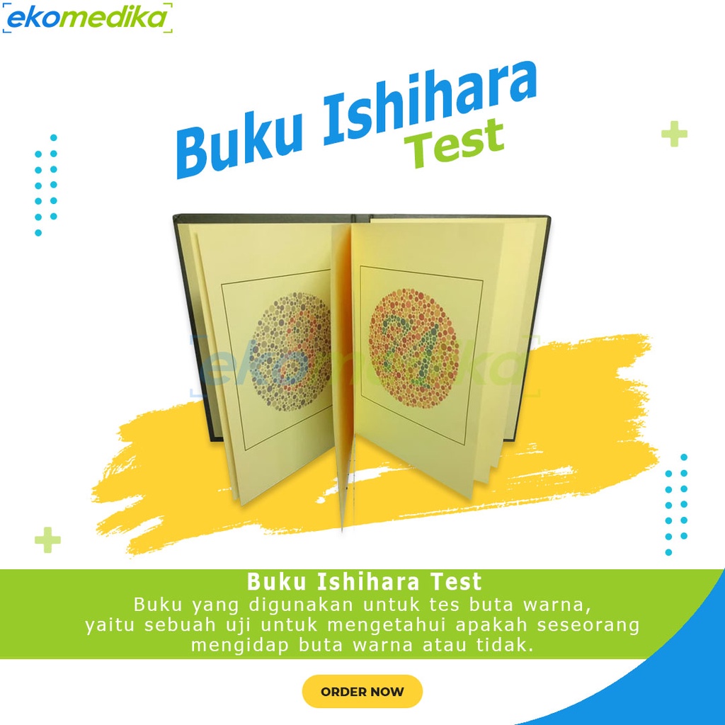 Jual Buku Ishihara Test Buta Warna Tes Buta Warna Plate Shopee Indonesia