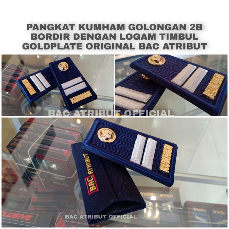 Jual PANGKAT KUMHAM BORDIR GOLONGAN 2B KUALITAS TERBAIK | Shopee Indonesia