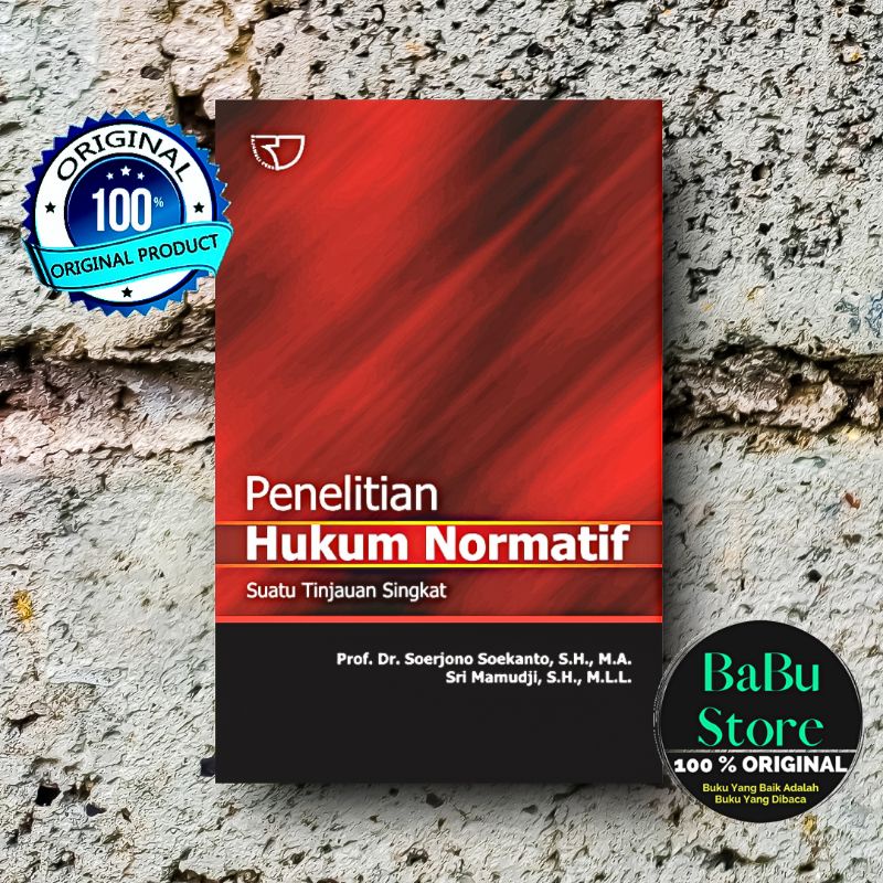 Jual Buku Penelitian Hukum Normatif Soerjono Soekanto Rajagrafindo