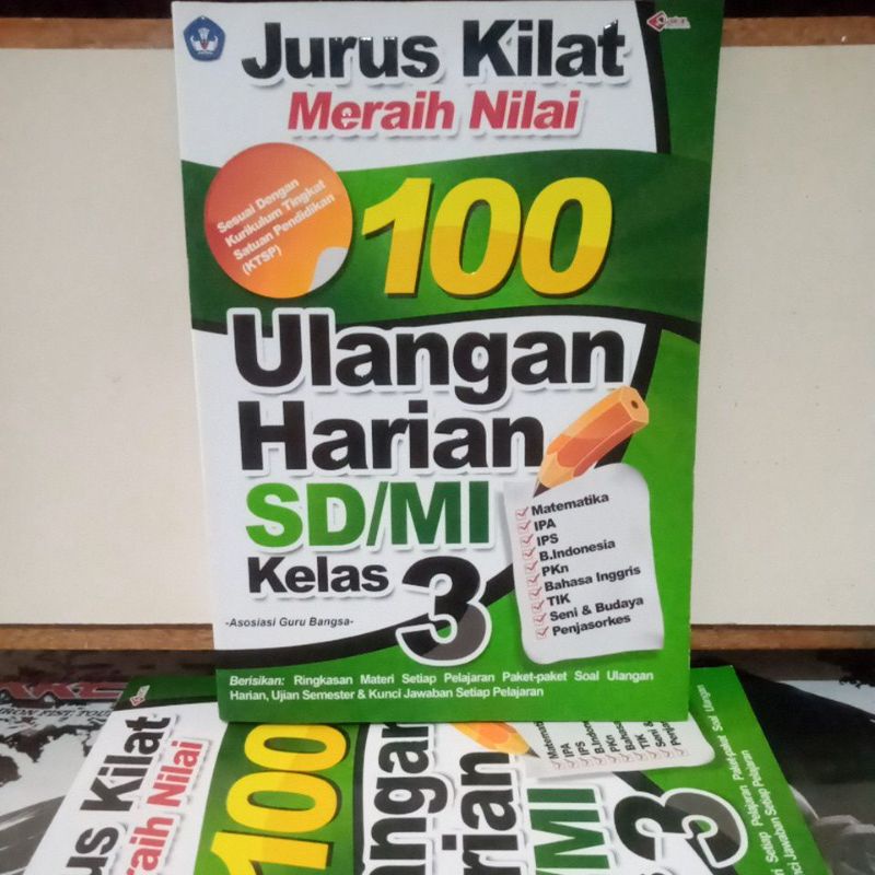 Jual Buku Bimbel Jurus Kilat Meraih Nilai 100 Ulangan Harian Sd Mi