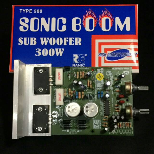 Sonic sales boom subwoofer