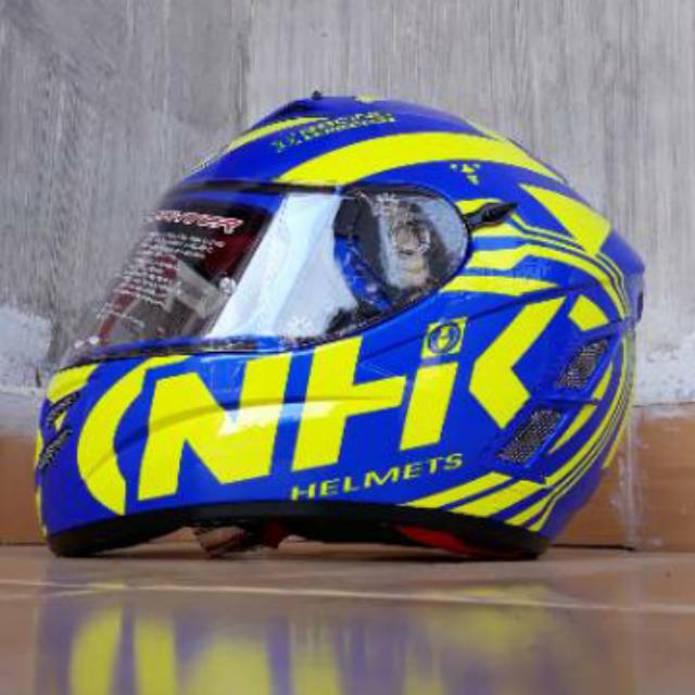 Jual Helm NHK Terminator Road Yellow Blue (Ongkir Termurah 2kg ...