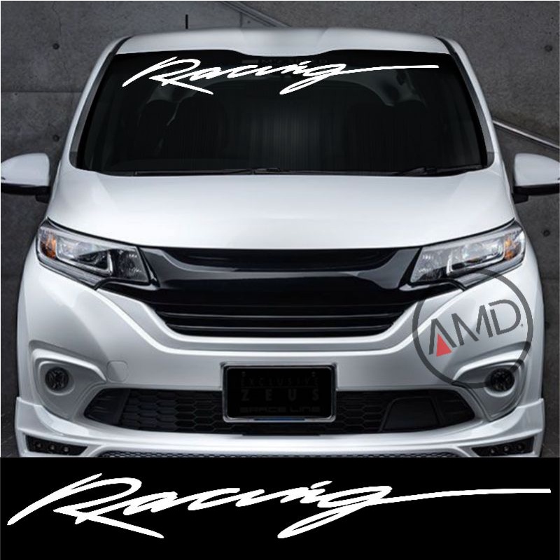 Jual Stiker kaca depan sticker mobil stiker belakang mobil RACING SPORT ...