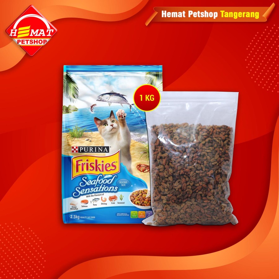 Jual Makanan Kucing Friskies Repacking Cat Food 1 KG | Shopee Indonesia
