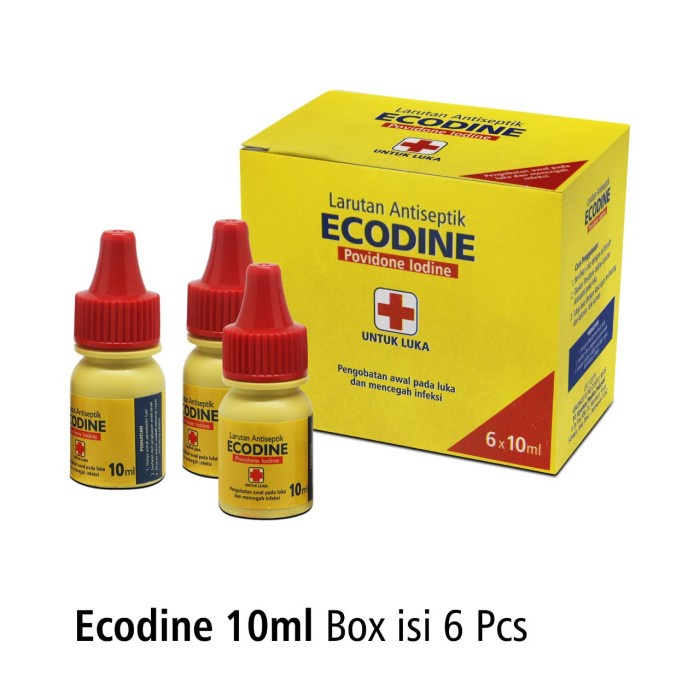 Jual Ecodine 10 ml pak isi 6 btl OT | Shopee Indonesia