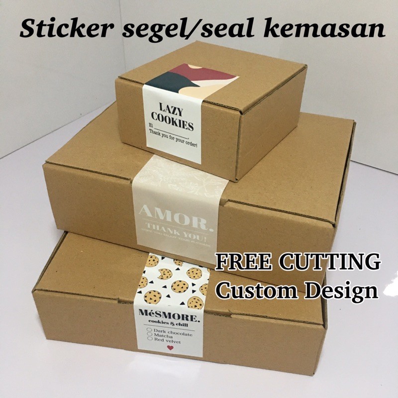 Jual STICKER SEGEL/SEAL KEMASAN LABEL | Shopee Indonesia