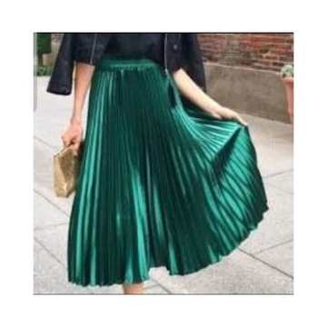 Rok Plisket Pendek 7 8 Bludru Premium
