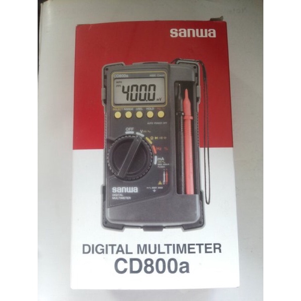Jual MULTI TESTER DIGITAL ATAU APOMETER MERK SANWA TIPE CD 800 A ...