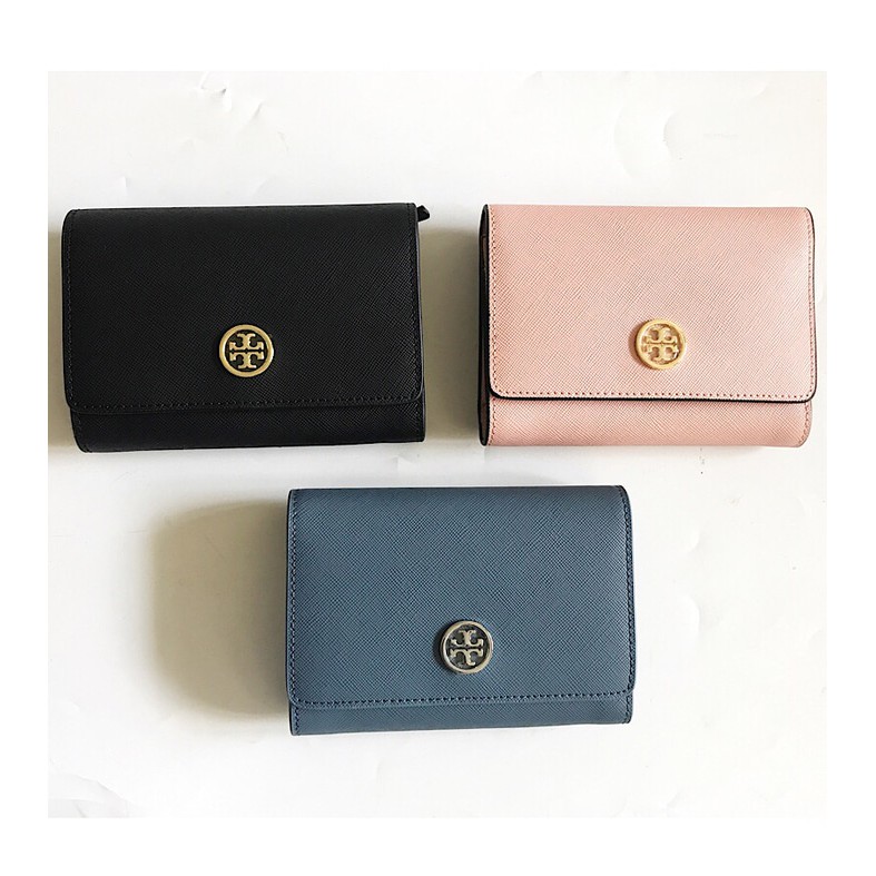 関税不要♪ TORY BURCH☆ROBINSON MEDIUM FLAP WALLET TORY BURCH TORY BURCH Robinson Medium Flap Wallet BLACK |