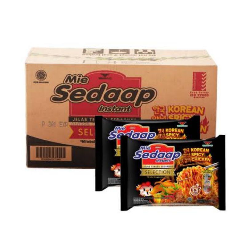 Jual Mie Sedaap Korean Spicy Chicken 1 Karton Shopee Indonesia