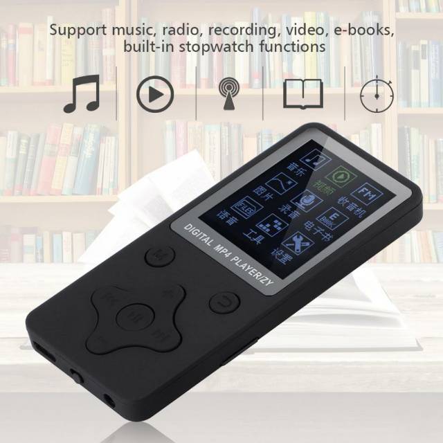 Jual ZYZY MP4 Player Mini Mp3 Portable Music Player TF Card Slot T1