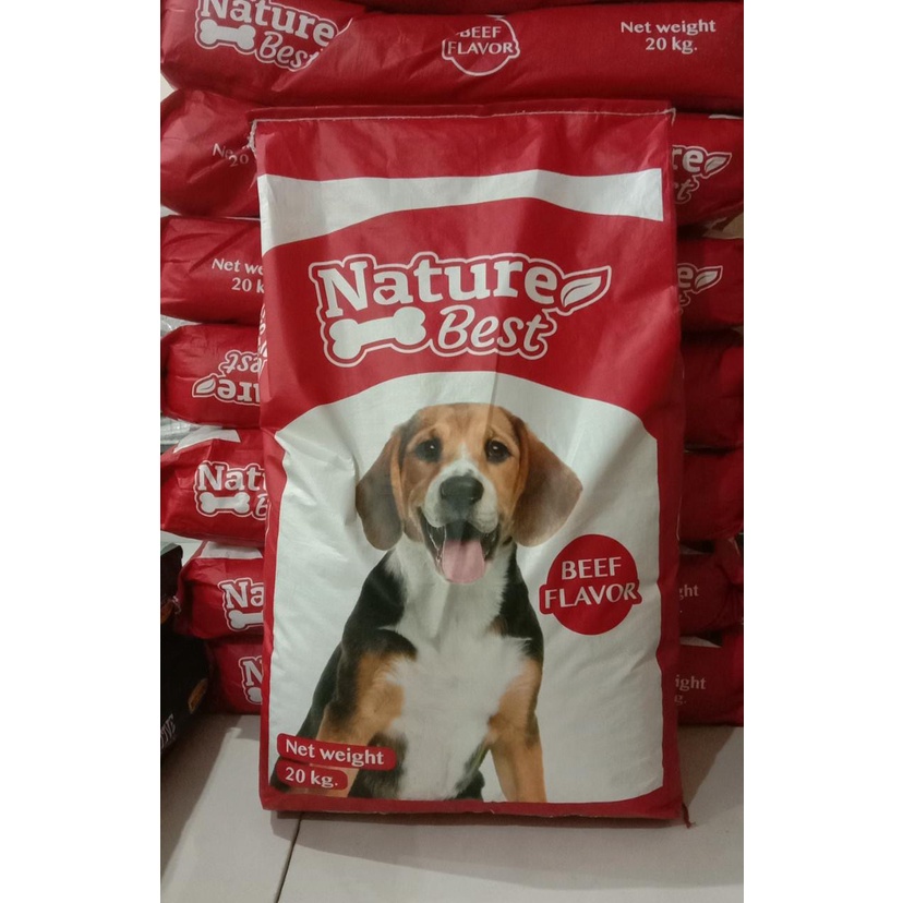 Jual Nature Best Beef 20kg Dog Food Makanan Anjing Dewasa Khusus