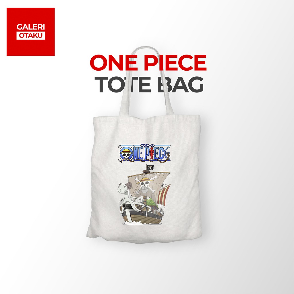 One Piece Going Merry Bounty Tote Bag by Anime One Piece - Pixels
