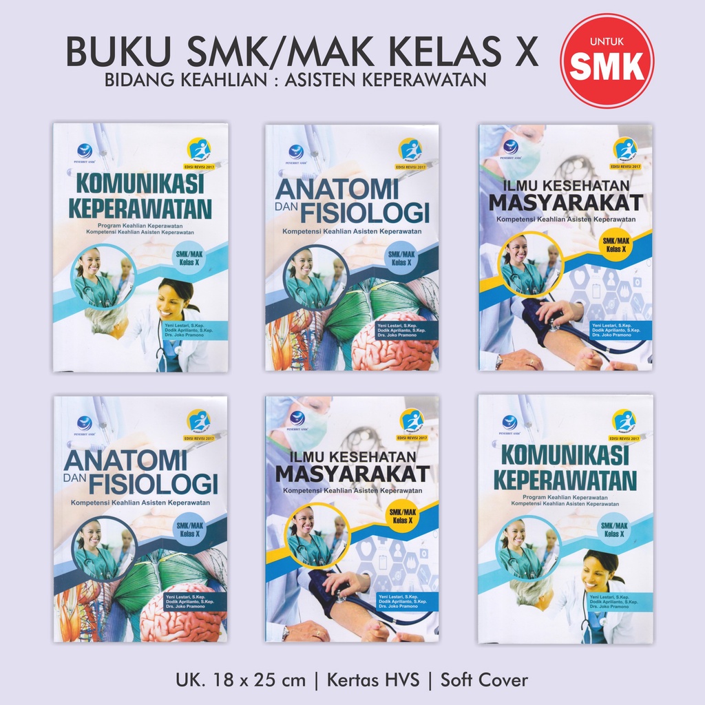 Jual Buku Asisten Keperawatan SMK Kelas X Komunikasi Keperawatan ...