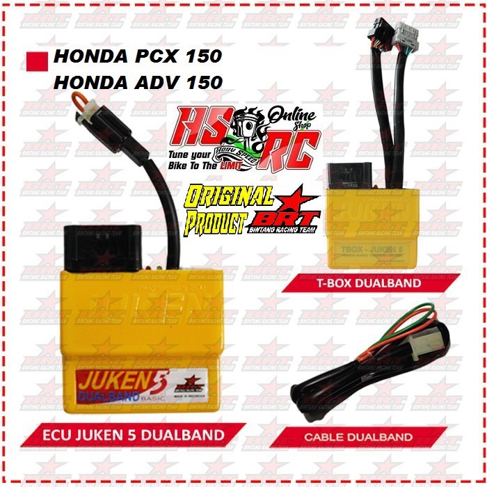 Jual Ecu JUKEN 5 Basic DUAL BAND BRT Honda PCX 150 ADV 150 ECM 