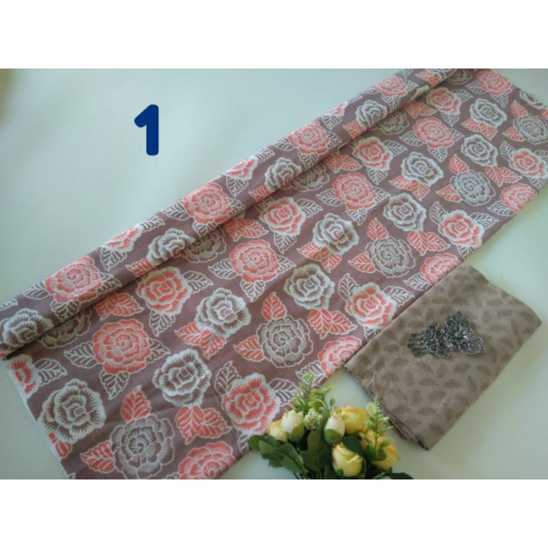 Jual kain batik prima soft pastel batik Pekalongan halus seragam batik ...