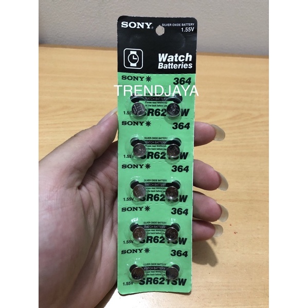 Jual SONY 364 SR621SW SR 621 SW BATRE BATREI BATERAI KANCING JAM TANGAN ORIGINAL Shopee Indonesia