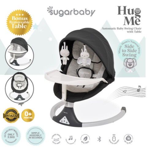 Jual SUGARBABY SUGAR BABY HUG ME AUTOMATIC BABY SWING CHAIR WITH TABLE ...