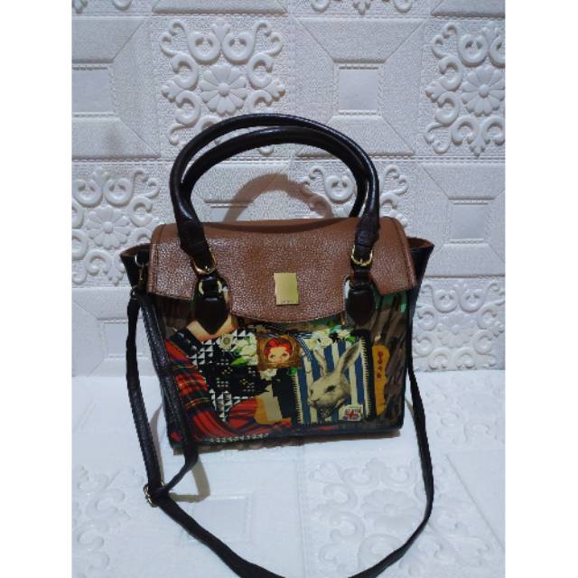 Jual tas brera art fever biru - Kota Jambi - Dlarisbente