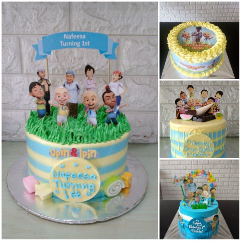 Jual Upin ipin birthday cake kue ulang tahun | Shopee Indonesia