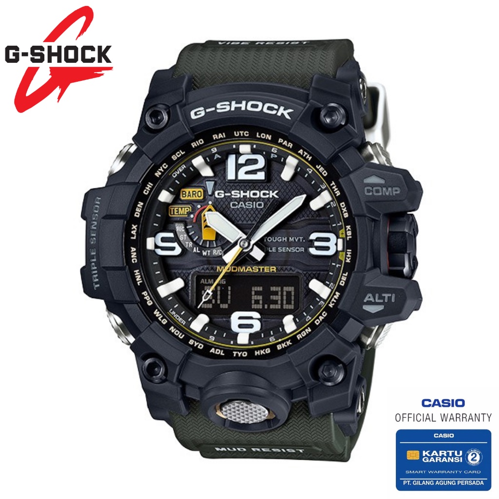 Jual Jam Tangan Pria Casio G Shock Original GWG 1000 1A3DR MUDMASTER SERIES Shopee Indonesia