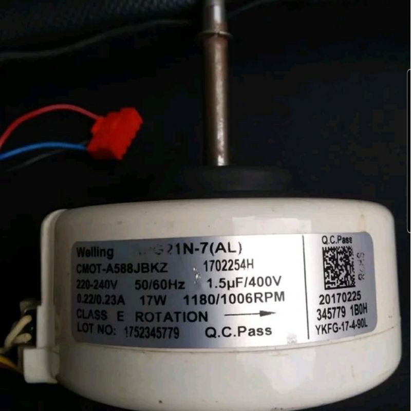 Jual Motor fan AC SHARP R32 R22 indoor Thailand original part | Shopee ...