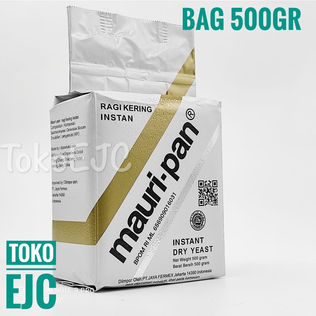 Jual Ragi Instan / Instant Dry Yeast / Bahan Tambahan Mauripan Mauri ...