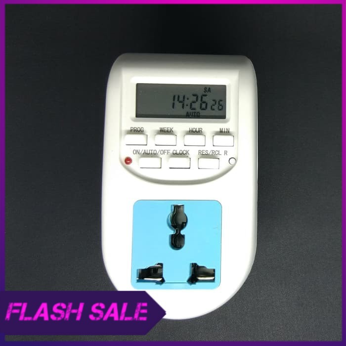 Jual Elektronik Digital Timer Listrik Stop Kontak Timer Digital ...