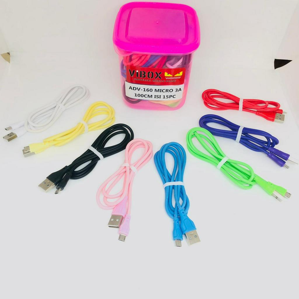 Jual KABEL DATA TOPLES ISI 15Pc