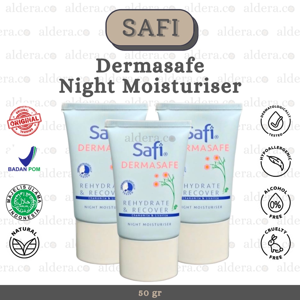 Jual SAFI Dermasafe Night Moisturiser — Safi Dermasafe Night ...