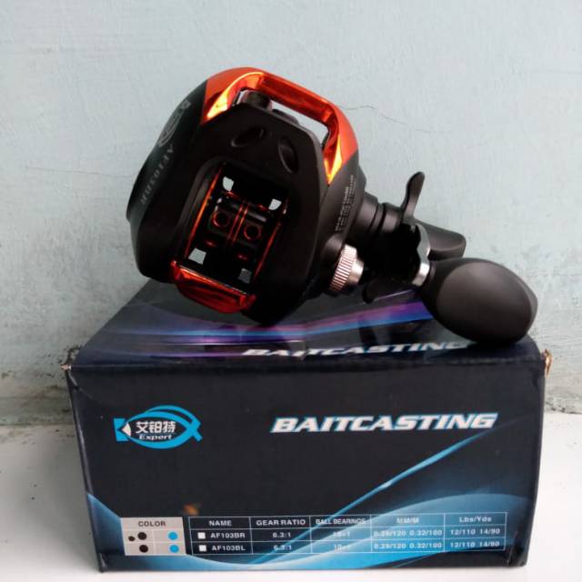 af103br reels baitcast AC Baitcasting Reel Saltwater Freshwater Fishing Max Drag 8KG Light Surf Cast Reel Baitcaster Reels (Left Hand) : Sports & Outdoors Lixada AF103 10+1BB Ball Bearing