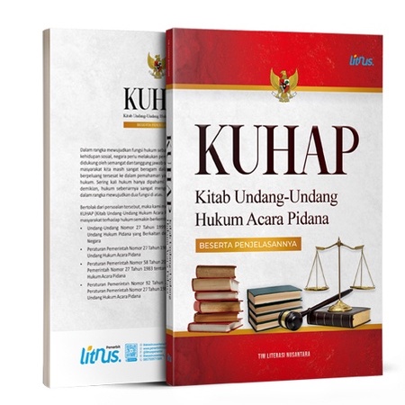 Jual KUHAP (Kitab Undang-Undang Hukum Acara Pidana) - Tim Literasi ...