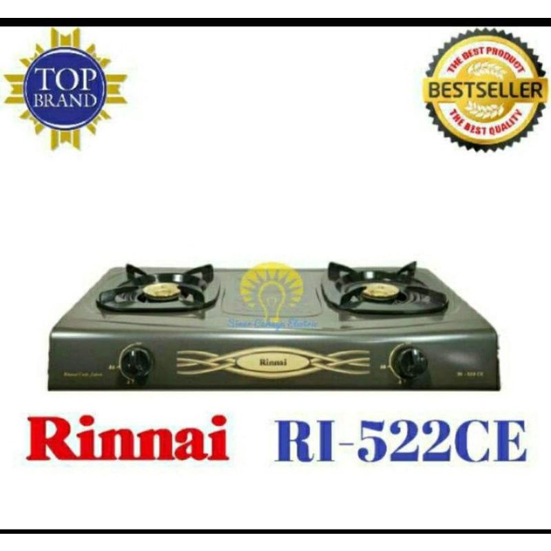 Jual Kompor gas rinnai 2 tungku RI-522CE | Shopee Indonesia