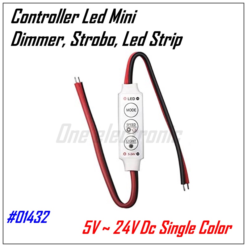 Jual Modul Controler Mini Led Dc 5-24V Keys Strobe lampu Kedip | Shopee ...