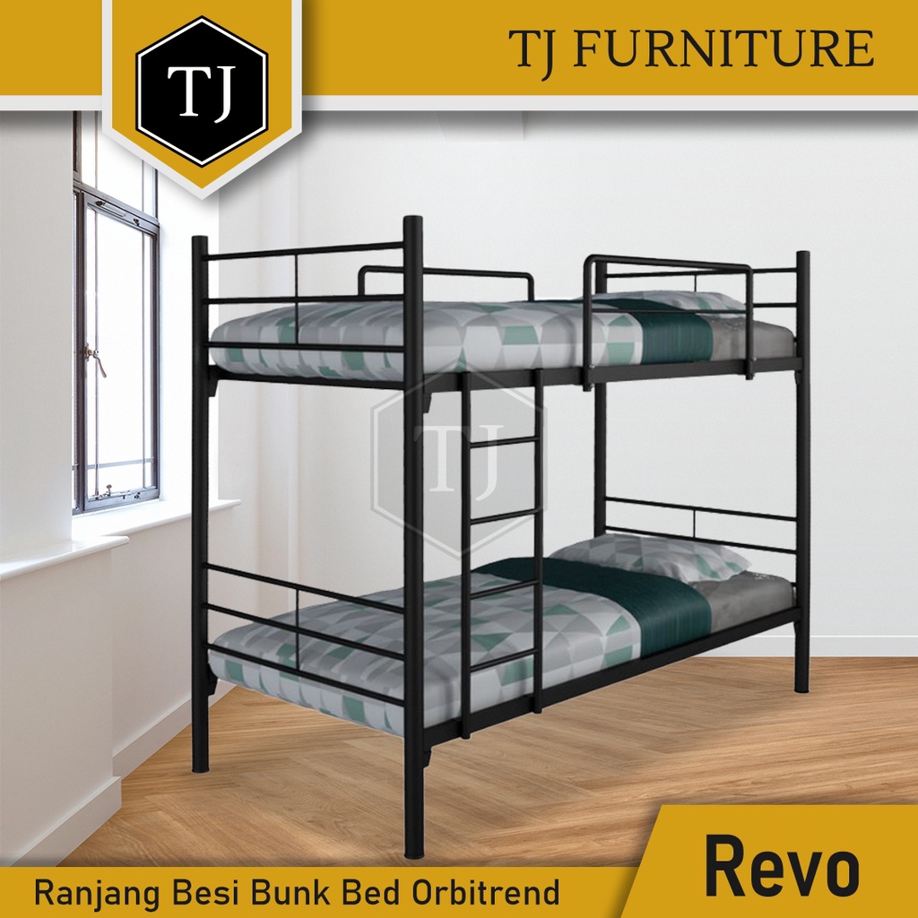 Jual Orbitrend Revo Ranjang Susun Besi Tempat Tidur Tingkat Besi Divan Besi Bunk Bed 8475