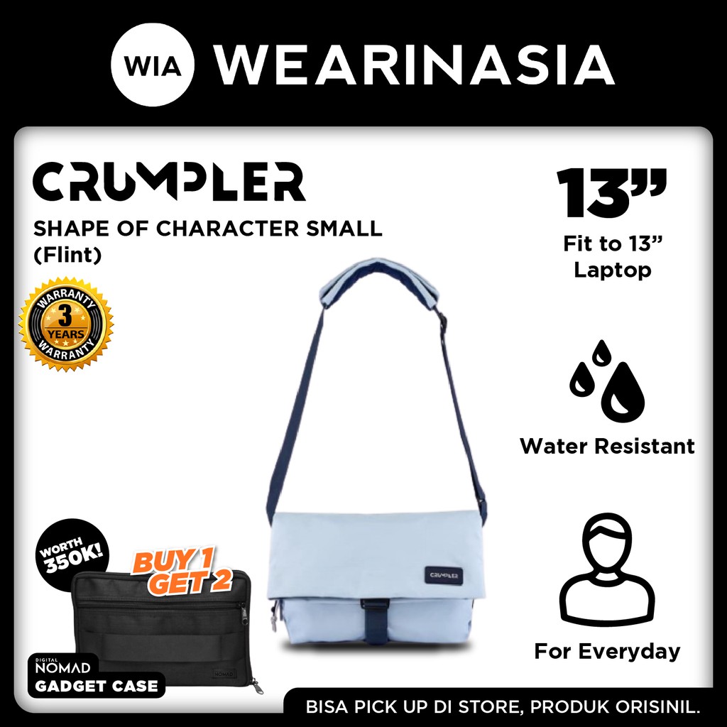 Tas Selempang Pria Wanita Crumpler Shape of Character Original