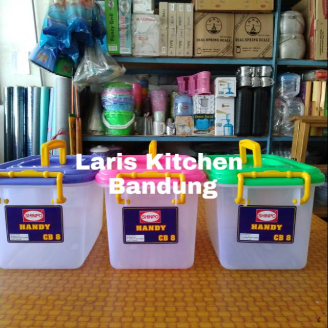 Jual Kotak plastik box plastik Container box CB 8 Handy Shinpo | Shopee ...