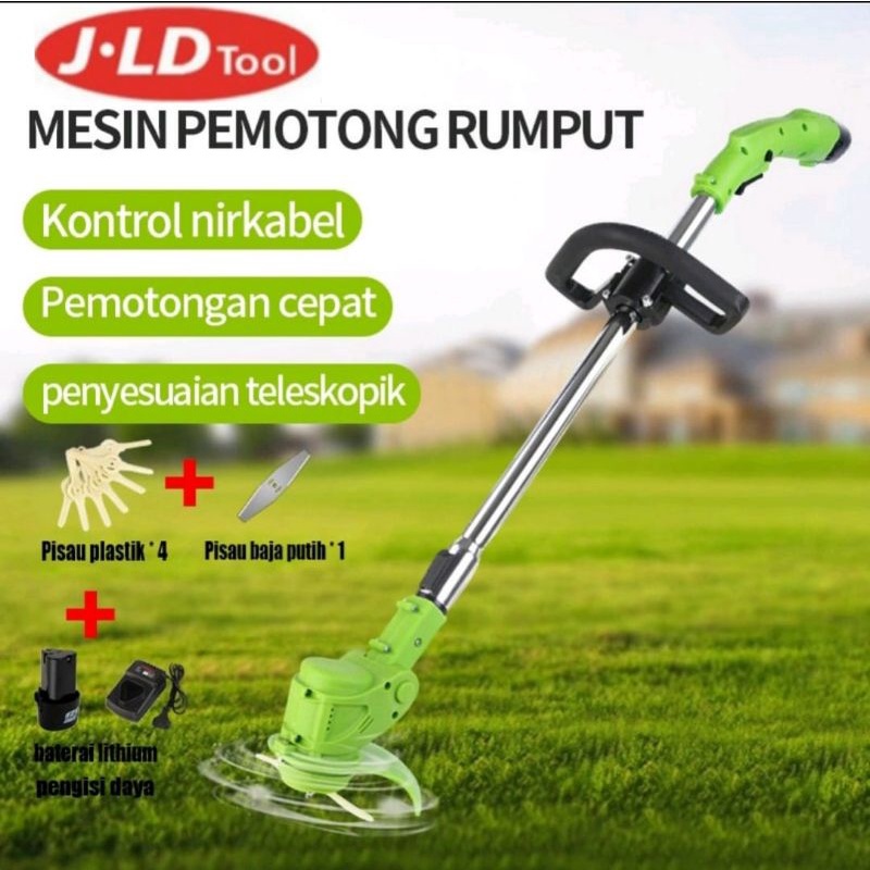 Jual Mesin Potong Rumput Baterai 12v Cordless Pemotong Rumput 12v