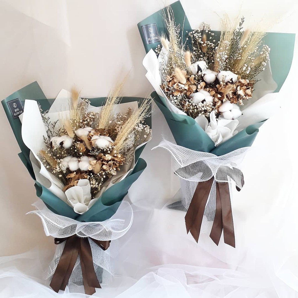 Jual Forest Glam Bouquet Buket Bunga Kering Dried Flower Buket Bunga Buket Wisuda 